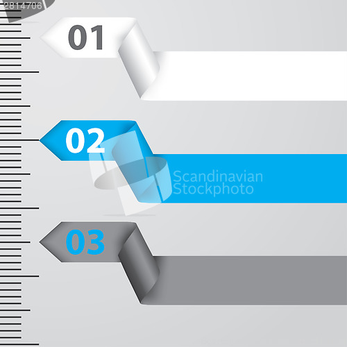 Image of Ribbon infographic design