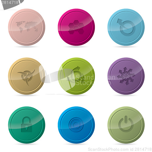 Image of Cool new glossy icon set