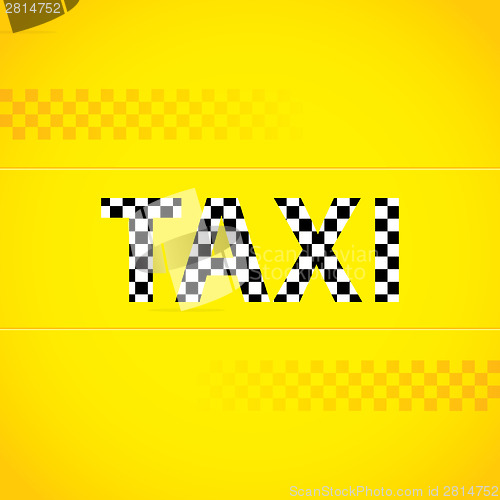 Image of Taxi background design