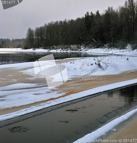 Image of Winter on the Luga-river 3