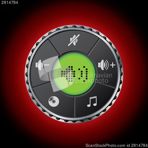 Image of Volume control gauge with lcd 