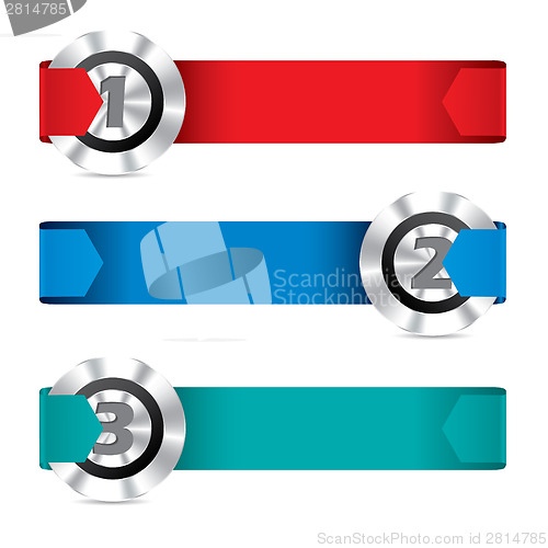 Image of Infographic with rings and ribbons