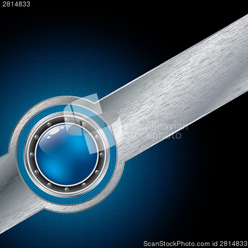 Image of Abstract background with metallic elements