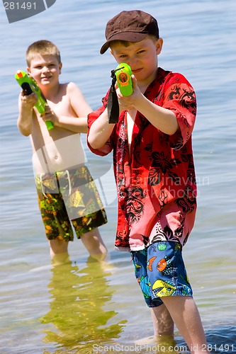 Image of Who wants a water fight?