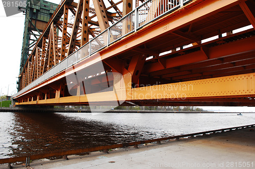 Image of Part of lift bridge.