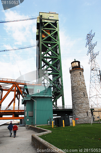 Image of Tower of lift bridge.