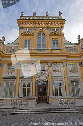 Image of Wilanow Palace, Warsaw, Poland.