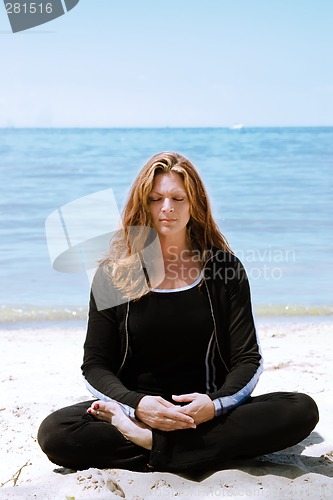 Image of Meditation at the beach