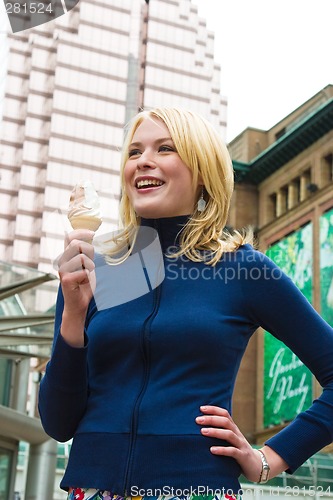 Image of Enjoying an Ice cream