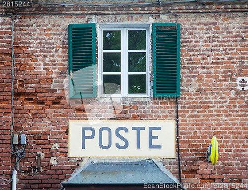 Image of Italian postal office