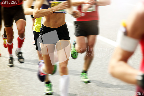 Image of Marathon runners 