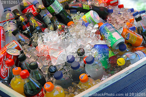 Image of Can of soda with Ice