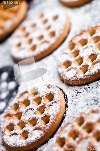 Image of honey cookies on baking sheet