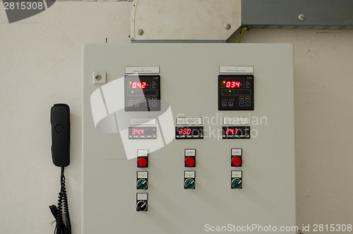 Image of control panel phone 