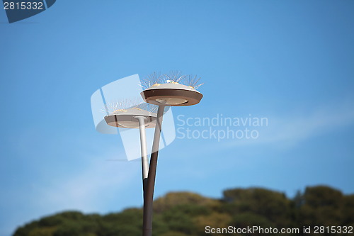Image of modern lamppost