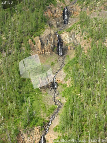 Image of Cascade on the mountain river