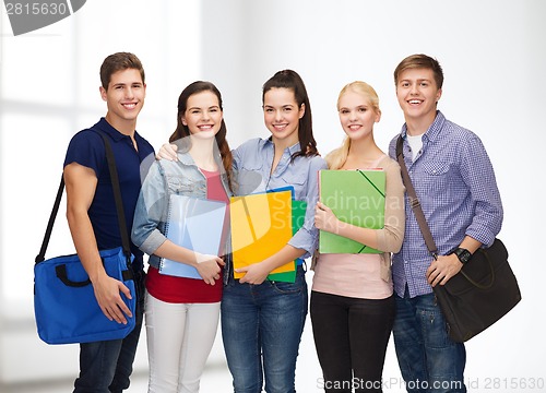 Image of group of smiling students standing