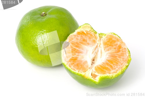 Image of Green Mandarin orange

