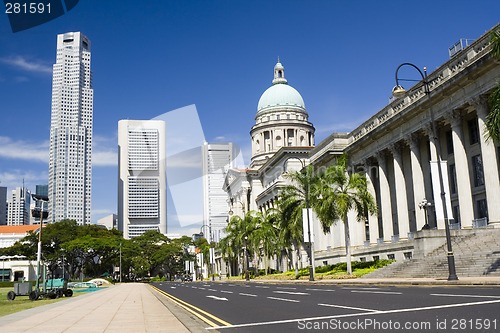 Image of Central district of Singapore

