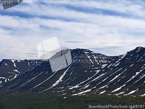 Image of Aerial view on mountains of Putorana plateau