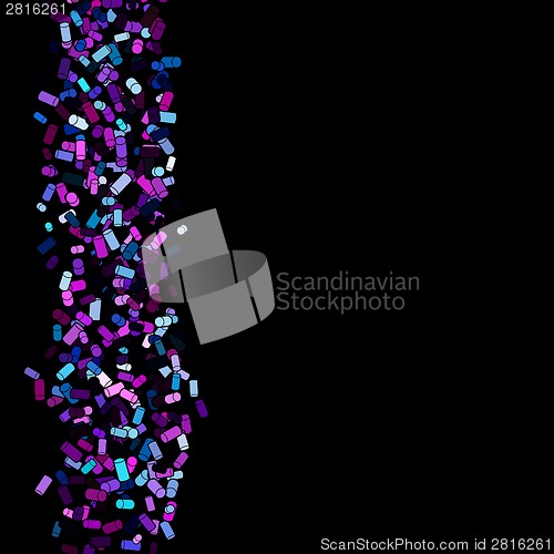 Image of Abstract 3D techno background. EPS 8