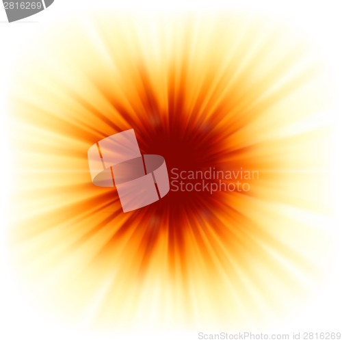 Image of Red color design with a burst. EPS 8