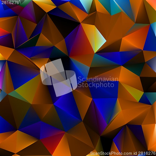 Image of Abstract orange and blue. EPS 8