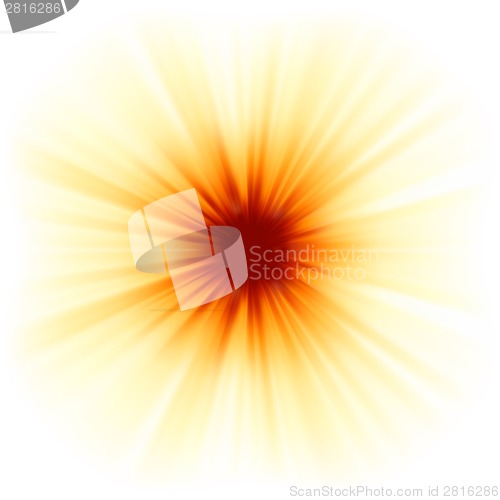 Image of Red color design with a burst. EPS 8