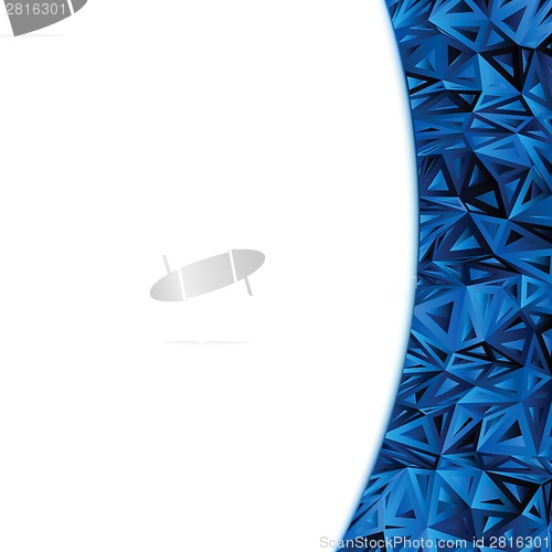 Image of Abstract Blue Vector Design Template. EPS 8