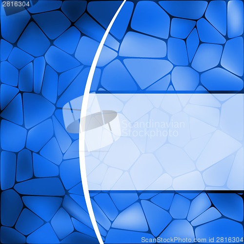 Image of Stained glass design template. EPS 8