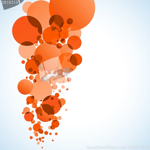 Image of Abstract orange background. EPS 8