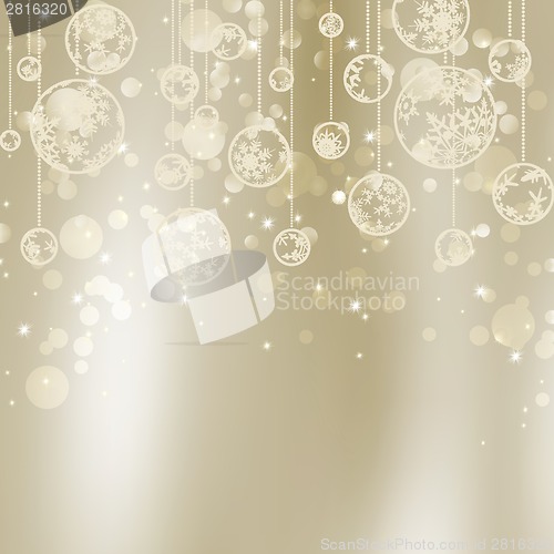 Image of Abstract Christmas with snowflakes. EPS 8