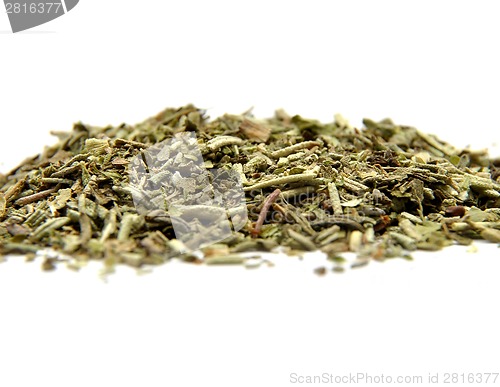 Image of Dried mixed herbs on white