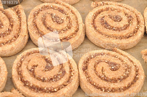 Image of Spiral hazelnut cookies