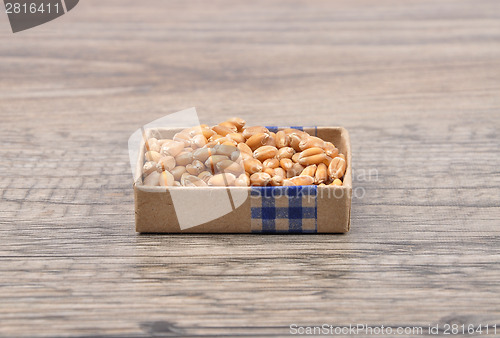 Image of Wheat on wood