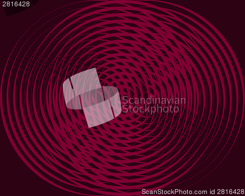 Image of Few round rings in purple on black background