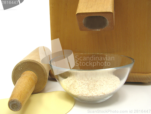 Image of Equipment for baking on a white background