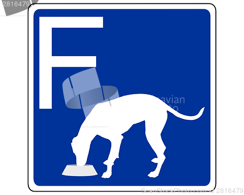 Image of Traffic sign for dogs