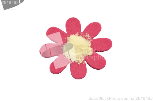 Image of Durum wheat and felt decoration