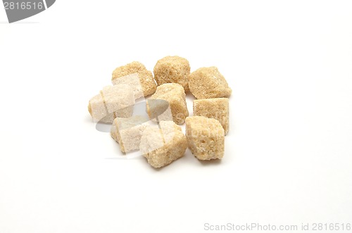 Image of Detailed and colorful image of brown cane sugar