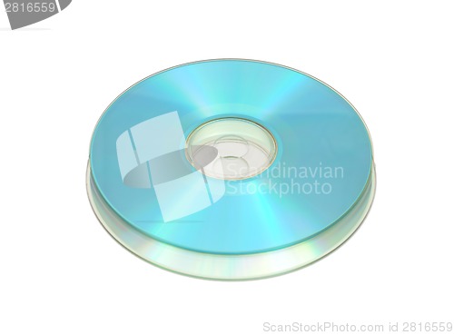 Image of Detailed but simple image of  compact disc