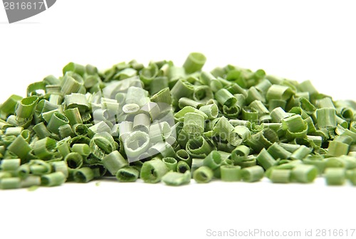 Image of Chives on white