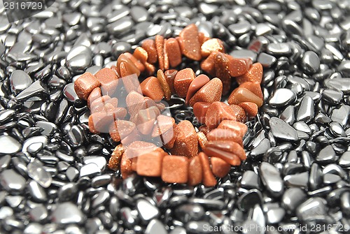 Image of Detailed and colorful image of glittering goldstone