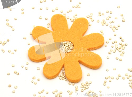 Image of Quinoa and felt decoration