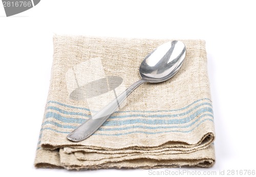 Image of Linen and spoon
