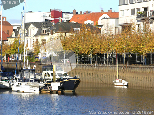 Image of Boats drop anchor in a haven in Oldenburg