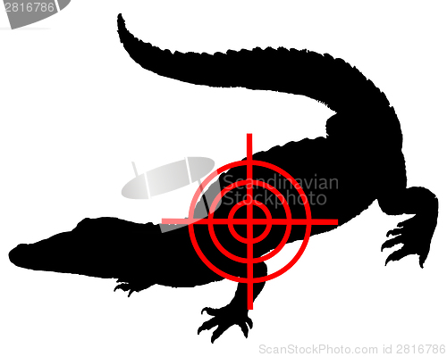 Image of Crocodile crosshair