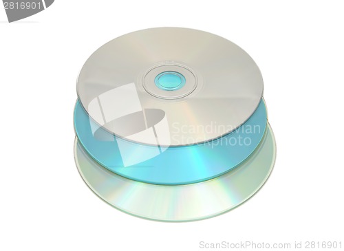 Image of Detailed but simple image of  compact disc