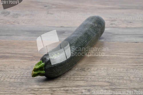 Image of Zucchini on wood