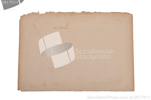 Image of Yellowed paper
